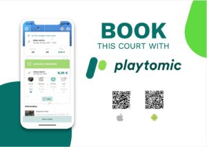 Book a court with playtomic