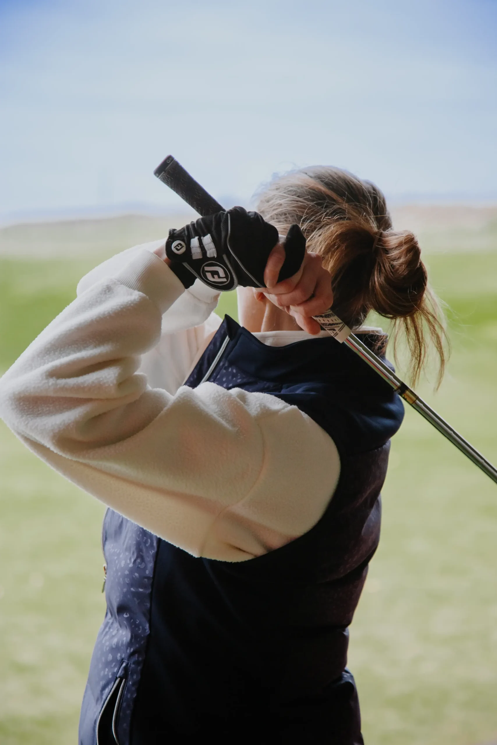 Golfer Swings At Trevose