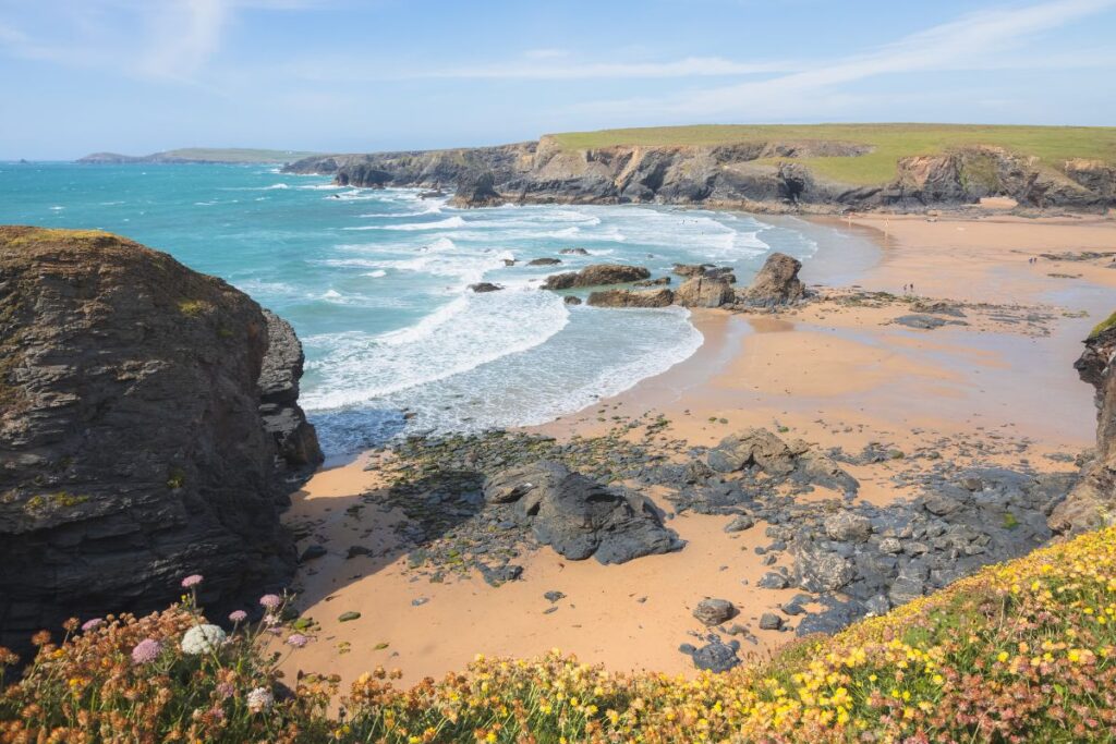 Porthcothan Bay Is 6 Miles From Padstow